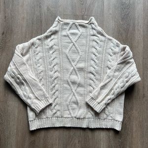 Dixie Mock Neck Fisherman Sweater
